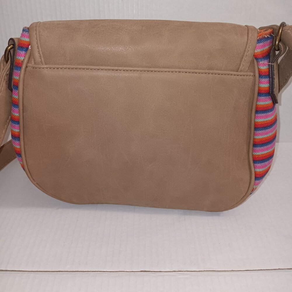 AMERICAN EAGLE BY PAYLESS BOHO HIPPIE CROSSBODY HANDBAG - Picture 3 of 10
